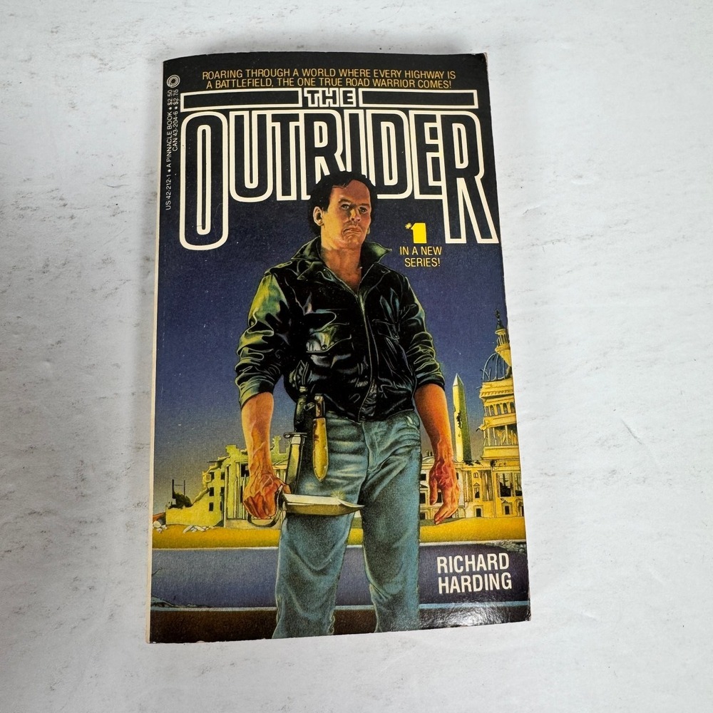 The Outrider Richard Harding 1984‎ First Edition Pinnacle Books Post-Apocalyptic
